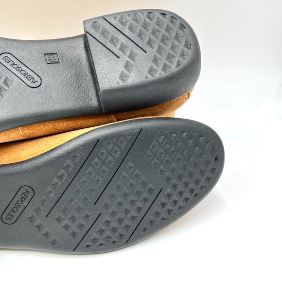 Aerosoles‎ Womens Size 9.5 Step Dance Brown Suede Leather Chelsea Ankle Boots - Picture 11 of 15